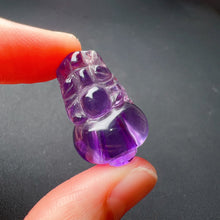 Load image into Gallery viewer, Wealth Attraction 2024 Natural Amethyst Pixiu Fengshui Crystal Decor 26.3mm
