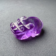 Load image into Gallery viewer, Wealth Attraction 2024 Natural Amethyst Pixiu Fengshui Crystal Decor 29.1mm
