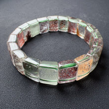 Load image into Gallery viewer, Natural Assorted Color Phantom Quartz Bangle Bracelet | Handmade Elastic Healing Crystal Jewelry
