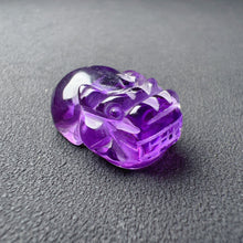 Load image into Gallery viewer, Wealth Attraction 2024 Natural Amethyst Pixiu Fengshui Crystal Decor 25.4mm
