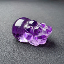 Load image into Gallery viewer, Wealth Attraction 2022 Natural Amethyst Pixiu Fengshui Crystal Decor 26.3mm
