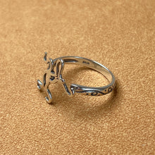Load image into Gallery viewer, 1 Pcs of 925 Sterling Silver Free Form Ring Bezel DIY Accessories Jewelry Making Supply
