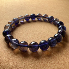Load image into Gallery viewer, High-quality 9.3mm Rare Best 3-Color Iolite Elastic Bracelet | Weight Loss Pain Relief Healing Stone
