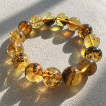 Load image into Gallery viewer, 13.8mm Genuine Medicine Amber Large Beads Bracelet | Lucky Stone of Aries Gemini Leo Virgo

