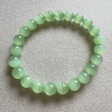 Load image into Gallery viewer, Natural Beautiful Top-grade Green Stone Bracelet 8.9mm Beads | Natural Afghanistan Green Jade Heart Chakra Healing Gemstone
