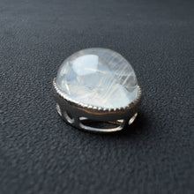 Load image into Gallery viewer, One &amp; Only - Blue Needle Clear Quartz Pandora&#39;s Box Charm with 925 Sterling Silver PA096-15
