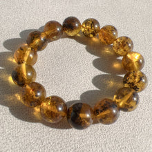 Load image into Gallery viewer, 13.9mm Genuine Medicine Amber Large Beads Bracelet | Lucky Stone of Aries Gemini Leo Virgo
