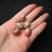 Load image into Gallery viewer, 5 PCS Unique Pattern Natural Rhodochrosite Barrel Beads for DIY Jewelry Project
