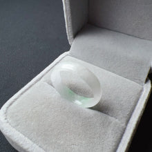 Load image into Gallery viewer, 17.1mm A-Grade High-quality Natural Translucent Floral Jadeite Abacus Ring #5
