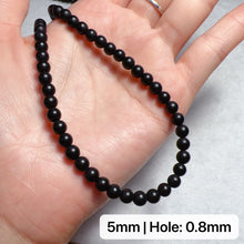 Load image into Gallery viewer, 4-12mm Heat-treated Matte Onyx Round Bead Strands for DIY Jewelry Project
