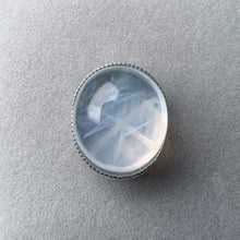 Load image into Gallery viewer, One &amp; Only - Blue Needle Clear Quartz Pandora&#39;s Box Charm with 925 Sterling Silver PA096-13
