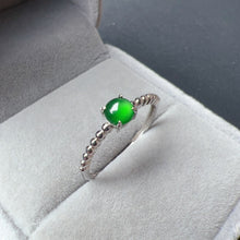 Load image into Gallery viewer, Best Color Natural Jadeite RIng Handmade with 925 Sterling Silver | One of a Kind Fashion Jewelry
