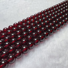 Load image into Gallery viewer, Best Quality in Strands 6mm Natural Almandine Red Garnet Bead Strands for DIY Jewelry Projects
