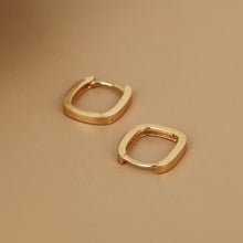 Load image into Gallery viewer, Modern Style 18K Solid Yellow Gold Earring with Unique Geometric Figure
