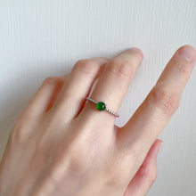 Load image into Gallery viewer, Best Royal Green Natural Jadeite RIng Handmade with 925 Sterling Silver | One of a Kind Fashion Jewelry

