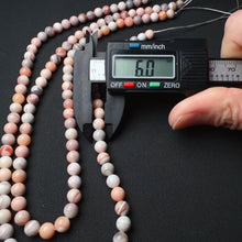 Load image into Gallery viewer, 2 Strands - Rare 6mm Natural Pink Botswana Agate Round Bead Strands for DIY Jewelry Project

