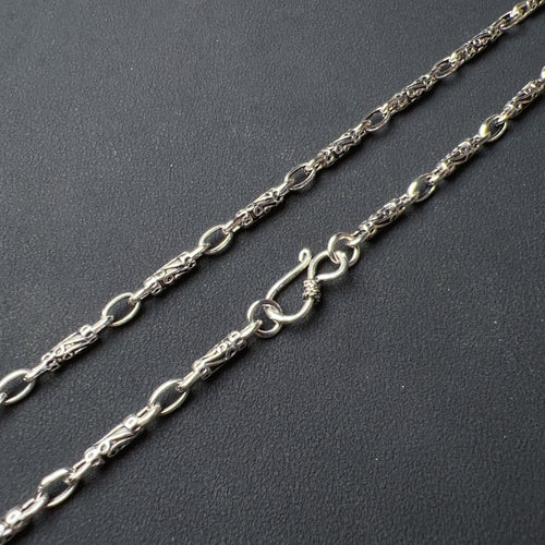 Men's Women's Fashion Jewelry - 925 Sterling Silver Necklace 26.6G
