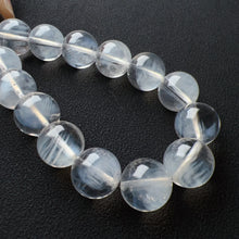 Load image into Gallery viewer, Angel&#39;s Feathers Natural Rare Blue Needle Clear Quartz Bracelet 10.8mm
