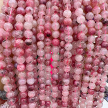 Load image into Gallery viewer, Best Quality in Strands 6mm 8mm 10mm Natural Flower Rhodonite Round Bead for DIY Jewelry Project
