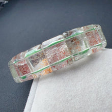 Load image into Gallery viewer, Natural Assorted Color Phantom Quartz Bangle Bracelet | Handmade Elastic Healing Crystal Jewelry
