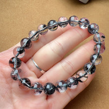 Load image into Gallery viewer, 9.3mm High Quality Natural Pakimer Diamond Bracelet | Energy Amplifier of Crystal Healing Stone
