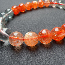 Load image into Gallery viewer, High Quality Natural Arusha Golden Sunstone Round Beads Bracelet  Healing Crystal Jewelry | Bring Positivity Energy Like The Sun Sacral Chakra

