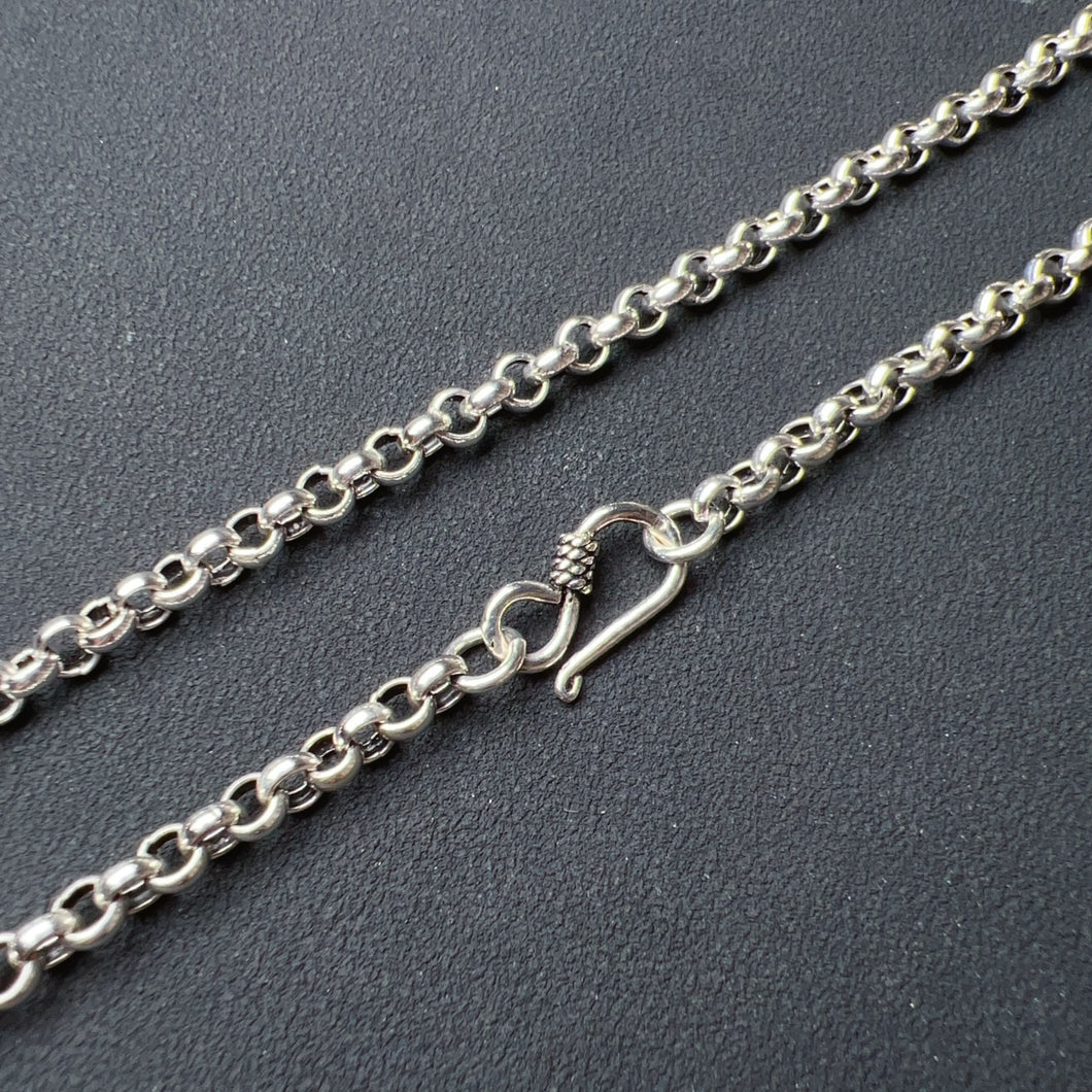 Men's Women's Fashion Jewelry - 925 Sterling Silver Necklace 16.3G