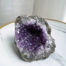 Load image into Gallery viewer, 400.8g Natural Amethyst Raw Stone Small Geode Healing Stone Home Decor

