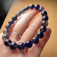 Load image into Gallery viewer, High-quality 9.3mm Rare Best 3-Color Iolite Elastic Bracelet | Weight Loss Pain Relief Healing Stone
