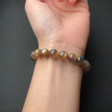 Load image into Gallery viewer, 9mm High-quality Golden Skeleton with Sunstone Inclusion Crystal Bracelet | Handmade Healing Crystal Jewelry | Bring Positivity Energy Like The Sun Sacral Chakra
