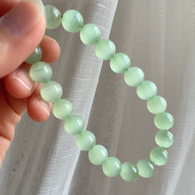 Load image into Gallery viewer, Beautiful Top-grade Green Stone Bracelet 9.3mm Beads | Natural Afghanistan Green Jade Heart Chakra Healing Gemstone
