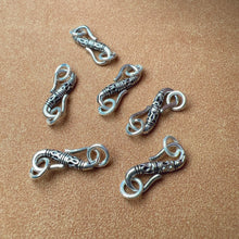 Load image into Gallery viewer, 925 Sterling Silver Vintage Style S-Clasp for Handmade DIY Jewelry Making Project
