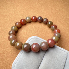 Load image into Gallery viewer, High-quality Natural Assorted Color Yanyuan Agate Bracelet with 10.4mm Beads | Stone of Strength
