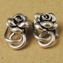 Load image into Gallery viewer, 925 Sterling Silver Vintage Rose S-Clasp for Handmade DIY Jewelry Making Project
