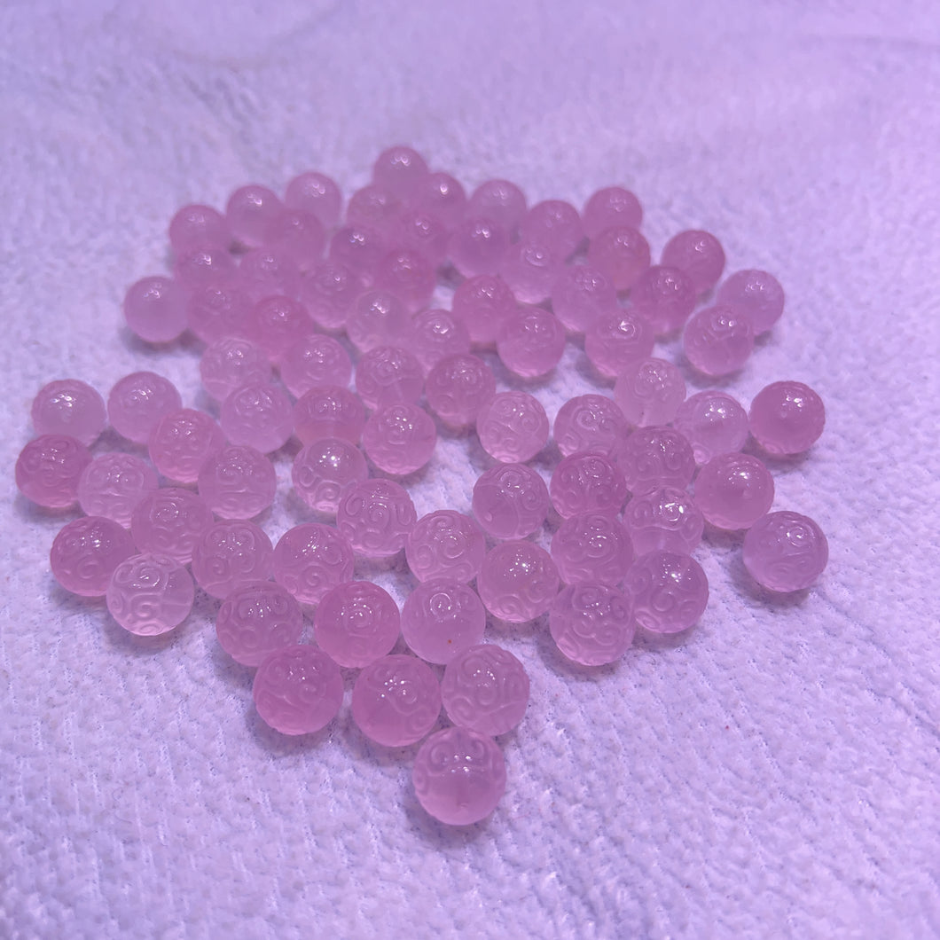 Beautiful Jewelry Accessory - High-quality Rose Quartz Huiwen Symbol Bead Charms for DIY Jewelry Project