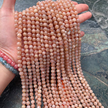 Load image into Gallery viewer, 6mm Natural Sunstone Loose Bead Strands for DIY Jewelry Project
