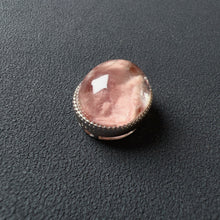 Load image into Gallery viewer, One &amp; Only - Pink Rabbit Hair Rutilated Quartz Pandora&#39;s Box Charm with 925 Sterling Silver
