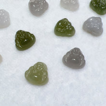 Load image into Gallery viewer, Natural Assorted Color Nephrite Jade Mini Maitreya Buddha Pendants for DIY Jewelry Project
