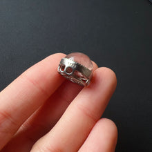 Load image into Gallery viewer, One &amp; Only - Pink Rabbit Hair Rutilated Quartz Pandora&#39;s Box Charm with 925 Sterling Silver
