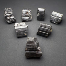Load image into Gallery viewer, Top Grade Jet Black Tourmaline Raw Stone from Brazil | 1st Root Chakra Remove Negativity
