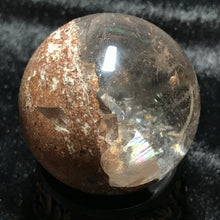 Load image into Gallery viewer, [Silver Mountain] Rare Crystal Lattice Natural Phantom Quartz Ball with Rainbow Inside Ornament Home Decoration
