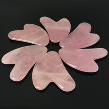 Load image into Gallery viewer, Genuine Rose Quartz Gua Sha Tool | High-quality Facial Massage Natural Health Product

