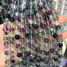 Load image into Gallery viewer, 6-12mm High-quality Assorted Fluorite Round Bead Strands for DIY Jewelry Project
