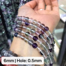 Load image into Gallery viewer, 6-12mm High-quality Assorted Fluorite Round Bead Strands for DIY Jewelry Project
