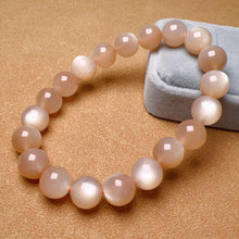 Load image into Gallery viewer, Best Flash 10mm Peach Moonstone Bracelet | Increase Your Charm Sacral Chakra
