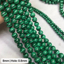 Load image into Gallery viewer, 4-10mm Top Quality Natural Malachite Bead Strands DIY Jewelry Supply
