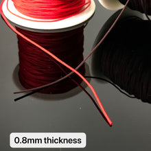 Load image into Gallery viewer, 0.8mm Strong Braided Cord Rolls 100 Meters for DIY Jewelry Project
