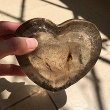 Load image into Gallery viewer, Only 1 Available Natural Smoky Quartz Heart Shape Holder | Root Chakra Body Health Energy Charging Power
