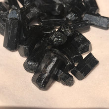 Load image into Gallery viewer, Set of 5 Top Grade Black Tourmaline Pocket Raw Stone | Reiki Healing Protection Crystals | 1st Root Chakra Remove Negativity
