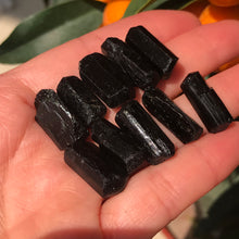 Load image into Gallery viewer, Set of 5 Top Grade Black Tourmaline Pocket Raw Stone | Reiki Healing Protection Crystals | 1st Root Chakra Remove Negativity
